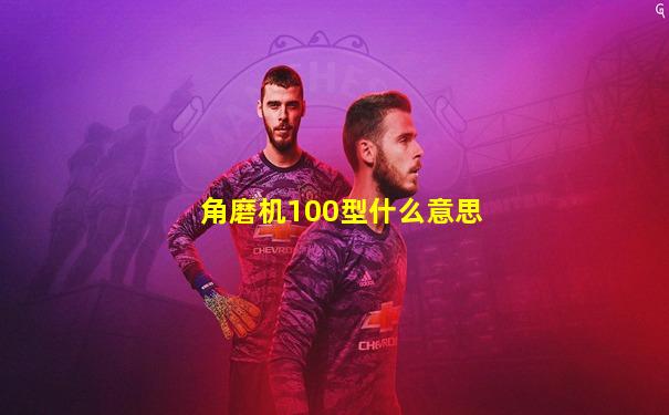 角磨机100型什么意思
