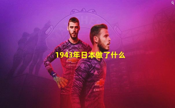 1943年日本做了什么